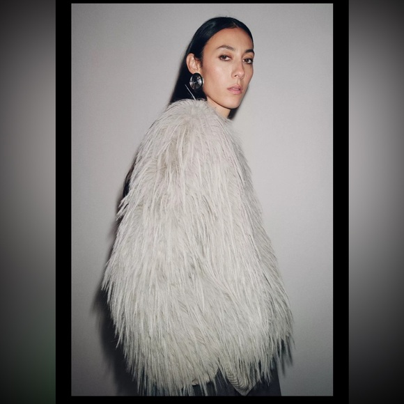 ZW collection faux fur coat - Picture 9 of 16